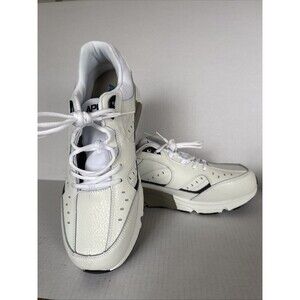 APEX V854 Voyage Walker men's white leather lace-up walking shoes size 13 Xtra W